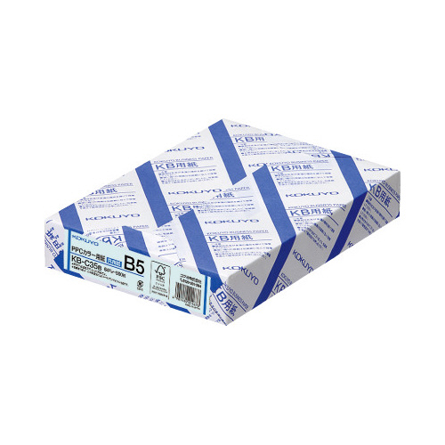 ＰＰＣカラー用紙共用紙ＦＳＣ認証Ｂ５　５００枚　青