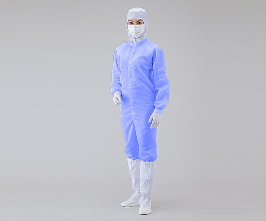 アズピュアCRウェア（フード別・センターファスナー型）　青　M画像