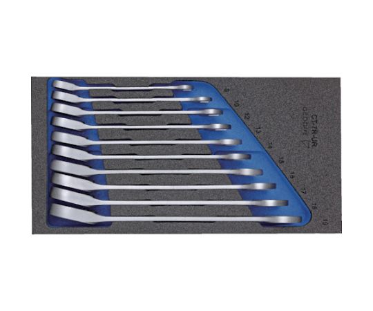 オフセットコンビラチェットスパナ 1500CT1‐7UR 1セット（10個入）画像