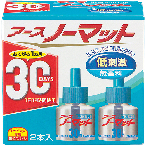 ｱｰｽﾉｰﾏｯﾄ 取替えﾎﾞﾄﾙ 30日用 無香料 1ﾊﾟｯｸ(2本)画像