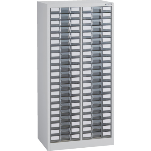 ｶﾀﾛｸﾞｹｰｽ 中深型2列21段 560×360×H1200 ﾎﾜｲﾄ 1台画像