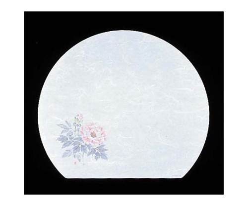 尺三半月懐石まっと抗菌遠赤和紙（100枚入）WH-15ぼたん（4月～5月）画像