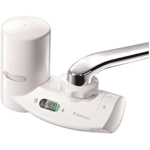 ﾃﾞｻﾞｲﾝ浄水器 ｸﾘﾝｽｲ 蛇口直結型 ﾎﾜｲﾄ 1個画像