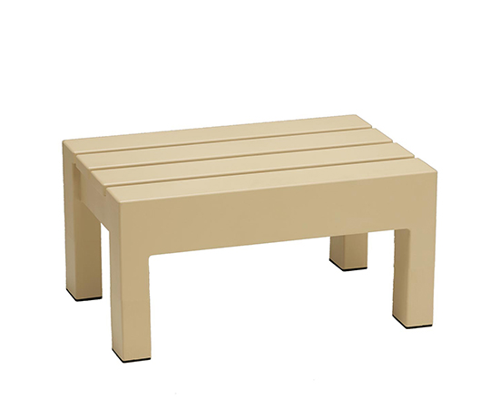 プラスチック万能台　長方形　ベージュ　400mm×280mm×200mm画像