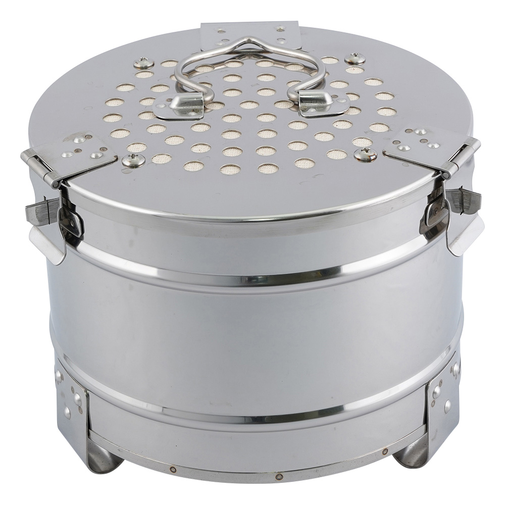 フィルター式ガーゼ缶丸型 φ180×120mm画像