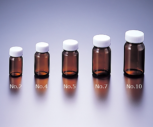 軽量規格瓶（褐色）　No.4　100本入