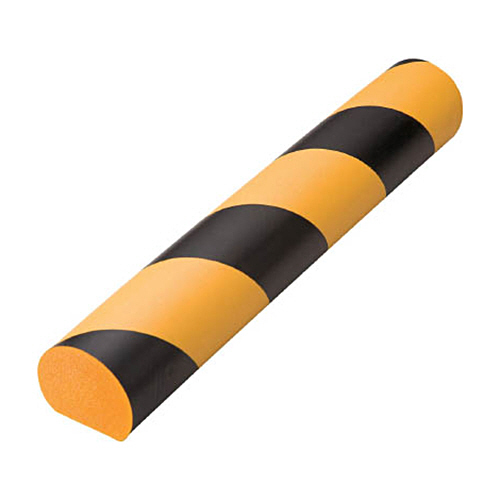 安心ｸｯｼｮﾝ かまぼこ型 黒/黄 1本画像