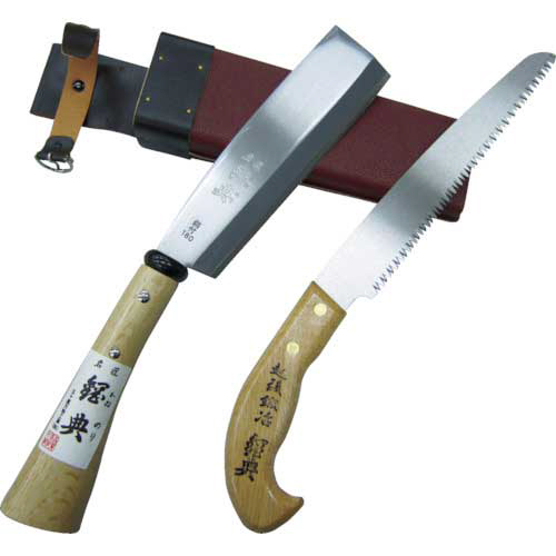 鋼典 ﾅﾀ､ﾉｺ2丁差 180mm鉈 210mm鋸 1丁画像