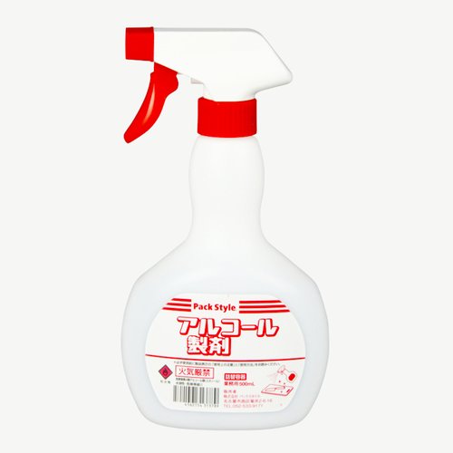 PS アルコールスプレー容器 500ml 太鼓型 [ケース販売]画像