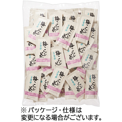 梅こんぶ茶 2g/袋 1ｾｯﾄ(200袋:100袋×2ﾊﾟｯｸ)画像