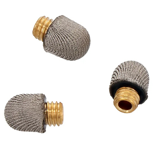 静電式えんぴつ型ﾀｯﾁﾍﾟﾝ専用 ﾍﾟﾝ先(導電繊維) ｼﾙﾊﾞｰ 1ﾊﾟｯｸ(3個)