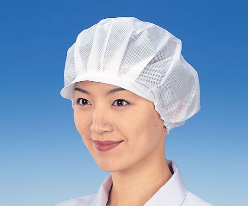 でんでん帽 200枚入 ツバ付丸型 ホワイト画像