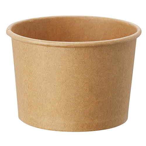 HEIKO 製菓資材 アイスカップ 10オンス(300ml) クラフト 50個画像