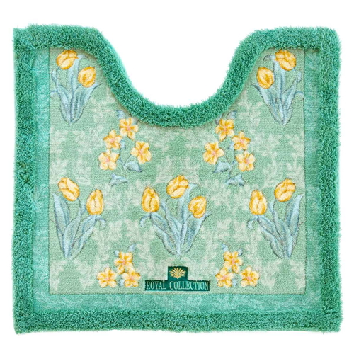 ロイヤルコレクション アーツ トイレマット 約58x63cm  G グリーン画像