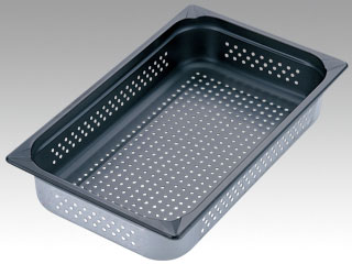 フードパン KINGOノンスティック穴明ホテルパン1/2×40画像