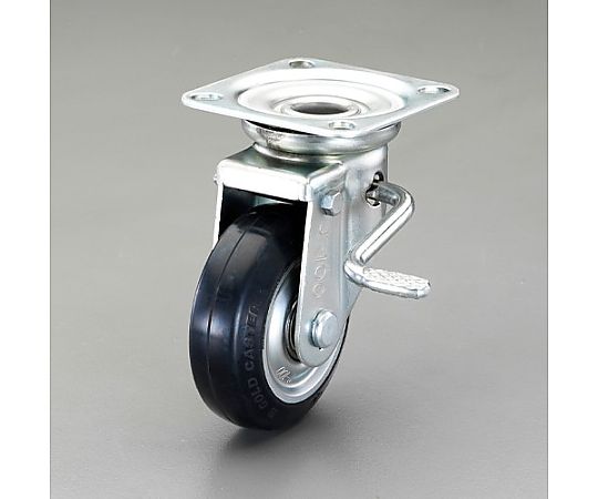 100mm キャスター(自在金具・ﾌﾞﾚｰｷ付)