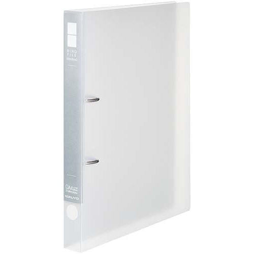 リングＦスリムＳ　透明透明Ａ４縦背幅３３ｍｍ　５冊画像