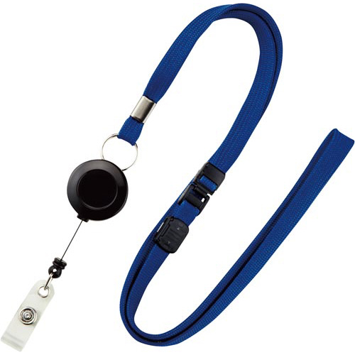 リールストラップ　青画像