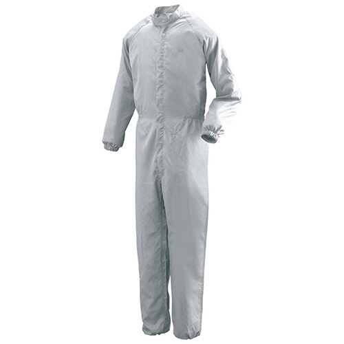 作業服 ｸﾘｰﾝｳｪｱ 一般型ｸﾘｰﾝｽｰﾂ ﾍﾟﾝﾎﾟｹｯﾄ付 C1031GY ｸﾞﾚｰ 4L 1着画像