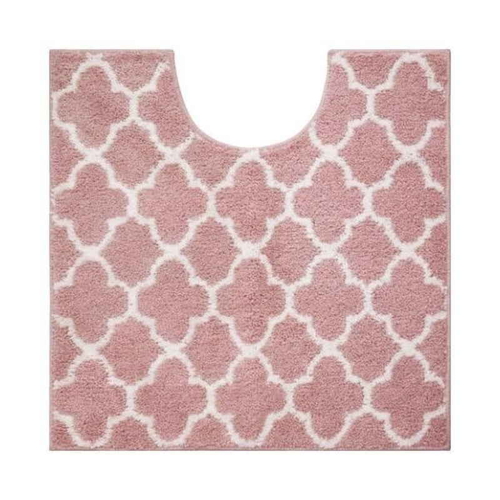 トイレマット 60×60cm モロッカントイレマット 北欧 ピンク画像