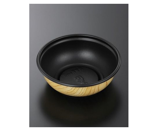 どんぶり容器 SD庵里丼 M17深 BK-輪Y 本体 400枚画像