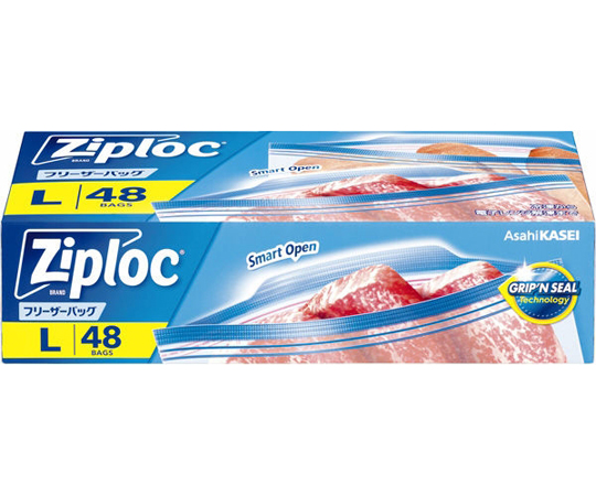 ジップロック フリーザーバッグ L 48枚入画像