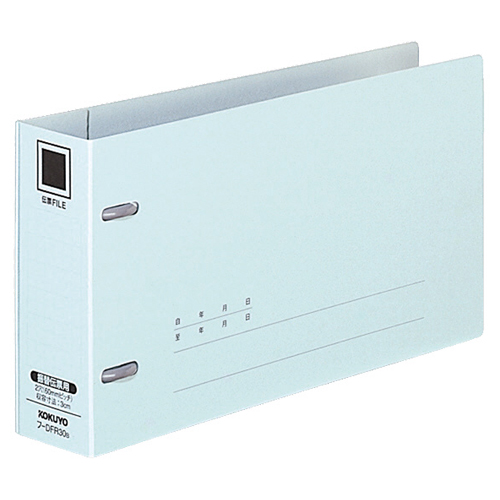 伝票ﾌｧｲﾙ 振替伝票用 2穴 背幅45mm 青 1冊画像