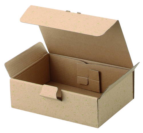 ギフトボックス（ブラウン・エンボス・330×230×高75mm）画像