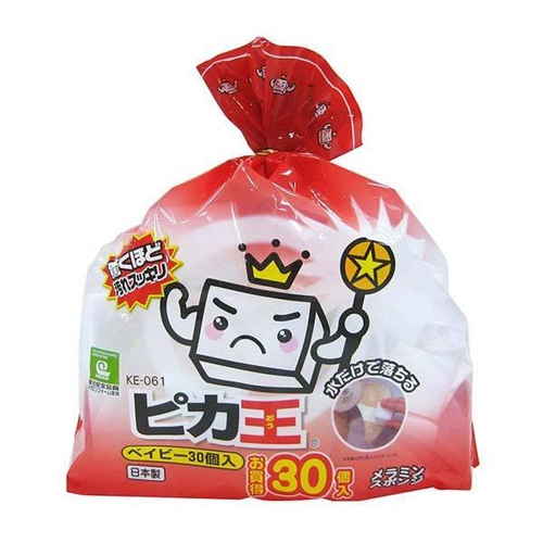 メラミンスポンジ 水だけで落ちる ピカ王ベイビー 30個入画像