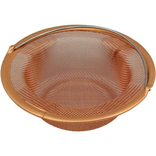 ゴミかご 排水口ゴミ受け 中 純銅製