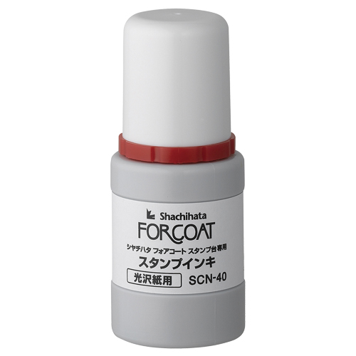 ﾌｫｱｺｰﾄｽﾀﾝﾌﾟ台 専用ｽﾀﾝﾌﾟｲﾝｷ 40mL 赤 1個画像