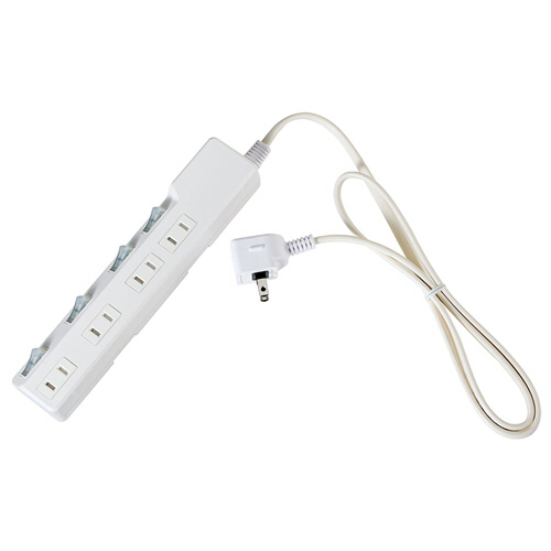 耐雷ｽｲｯﾁ付ﾀｯﾌﾟ 4個口 1m 1個画像