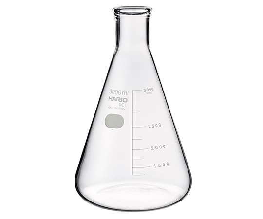 三角フラスコ（目安目盛付き）　3000mL画像