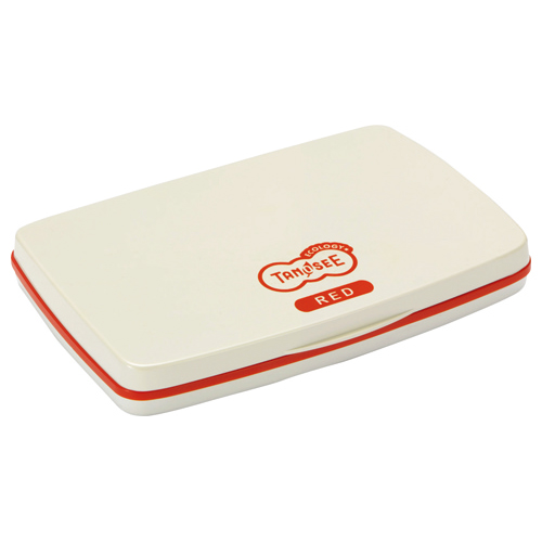 ｽﾀﾝﾌﾟ台 中形 赤 1個