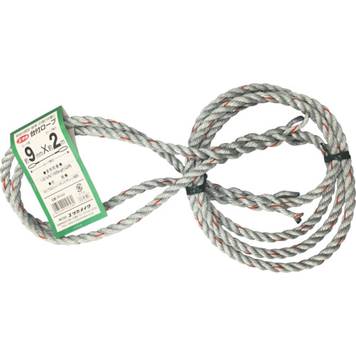 台付ﾛｰﾌﾟ 9mm×2m 1本画像