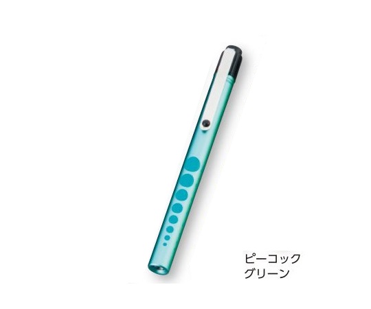 白色LEDアルカプッシュライト　φ12×137mm　ピーコックグリーン画像