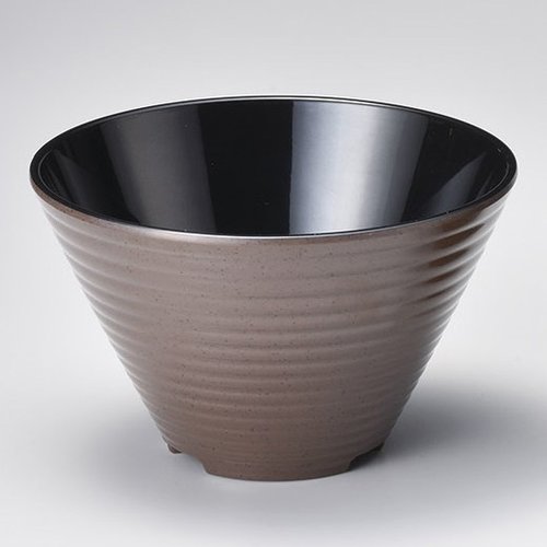 メラミン食器 M11-531 メラミン鉢(大) 茶 マイン