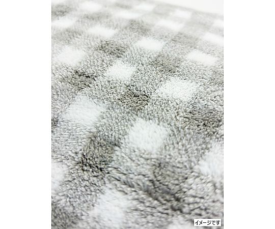 マイクロファイバーバスタオル ホリデー チドリ 60×120cm GREEN 1セット（10枚入） 緑と白のチェック柄のタオルが畳まれて束になっている状態