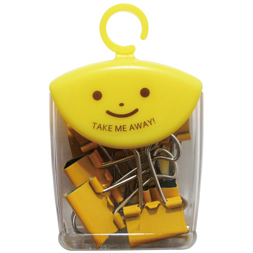 ﾂﾚﾃｯﾃ ﾀﾞﾌﾞﾙｸﾘｯﾌﾟ 口幅19mm ﾊﾟｽﾃﾙｲｴﾛｰ 1ｾｯﾄ(40個:8個×5ｹｰｽ)画像