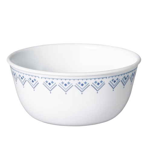 ボウル 16cm CORELLE コレール 強化ガラス パッチワーク画像