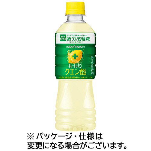 ｷﾚｰﾄﾚﾓﾝ ｸｴﾝ酸 525mL ﾍﾟｯﾄﾎﾞﾄﾙ 1ｹｰｽ(24本)画像