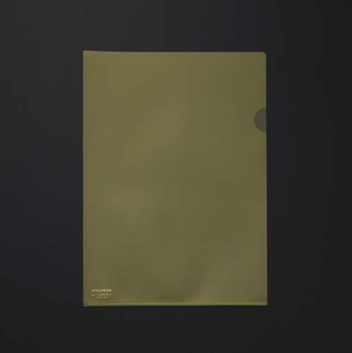 クリヤーホルダースーパークリヤー１０　黄　５０枚画像