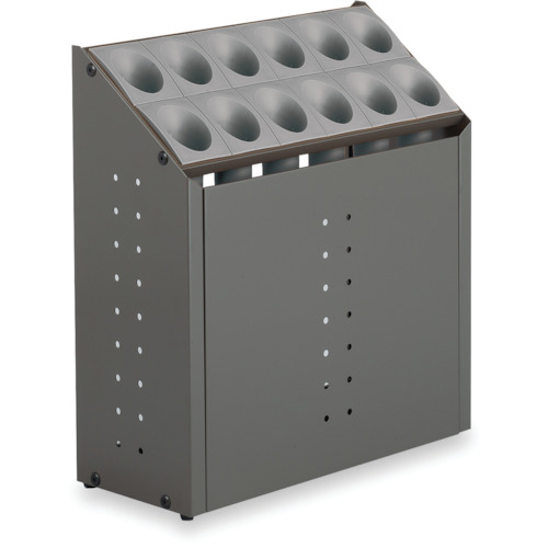 テラモト　シュート式傘立て　オブリークアーバン（１２本収納）グレー画像