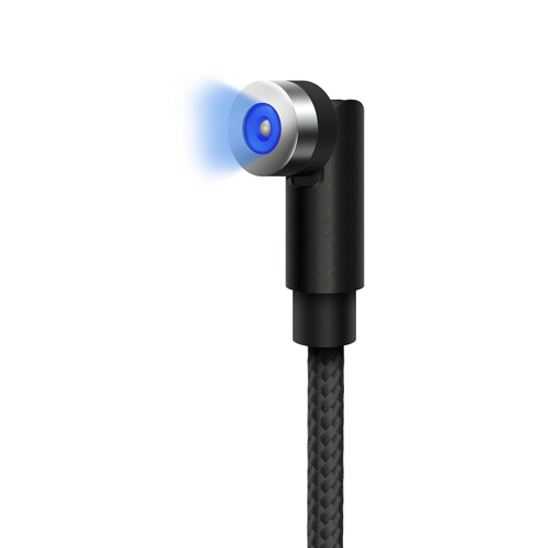 pitaRaku　超楽ピタッ　スマホ充電ケーブル　Lightning対応　ブラック　2m　1本画像