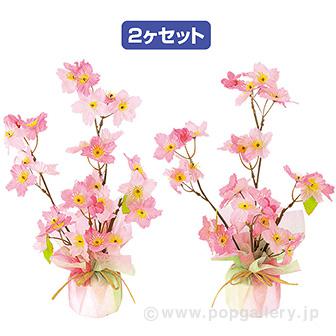 桜ペアラッピング画像