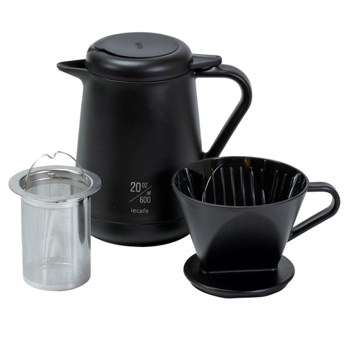 ティー＆コーヒーサーバー 600ml ieカフェ ステンレス画像