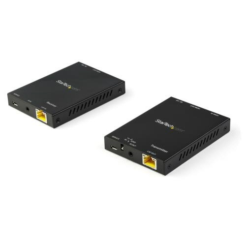 Cat6ケーブル対応HDMIエクステンダー延長器　ブラック　1台