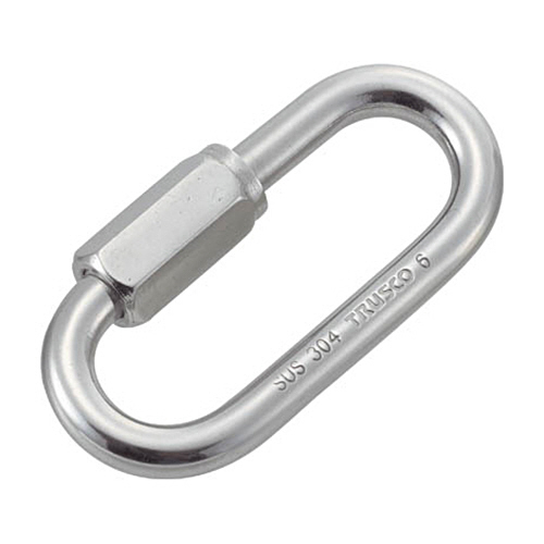 ﾘﾝｸﾞｷｬｯﾁ ｽﾃﾝﾚｽ製 5.0φ×開口8.5mm 1袋(2個)画像