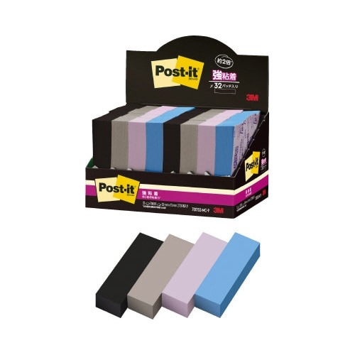 強粘着マルチカラー９　５０×１５　４色　３２冊画像