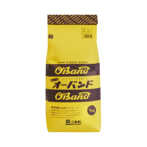 【輪ゴム】　オーバンド　＃４１０　アメ色　１ｋｇ袋画像